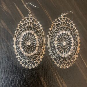Elegant Silver Filigree Earrings